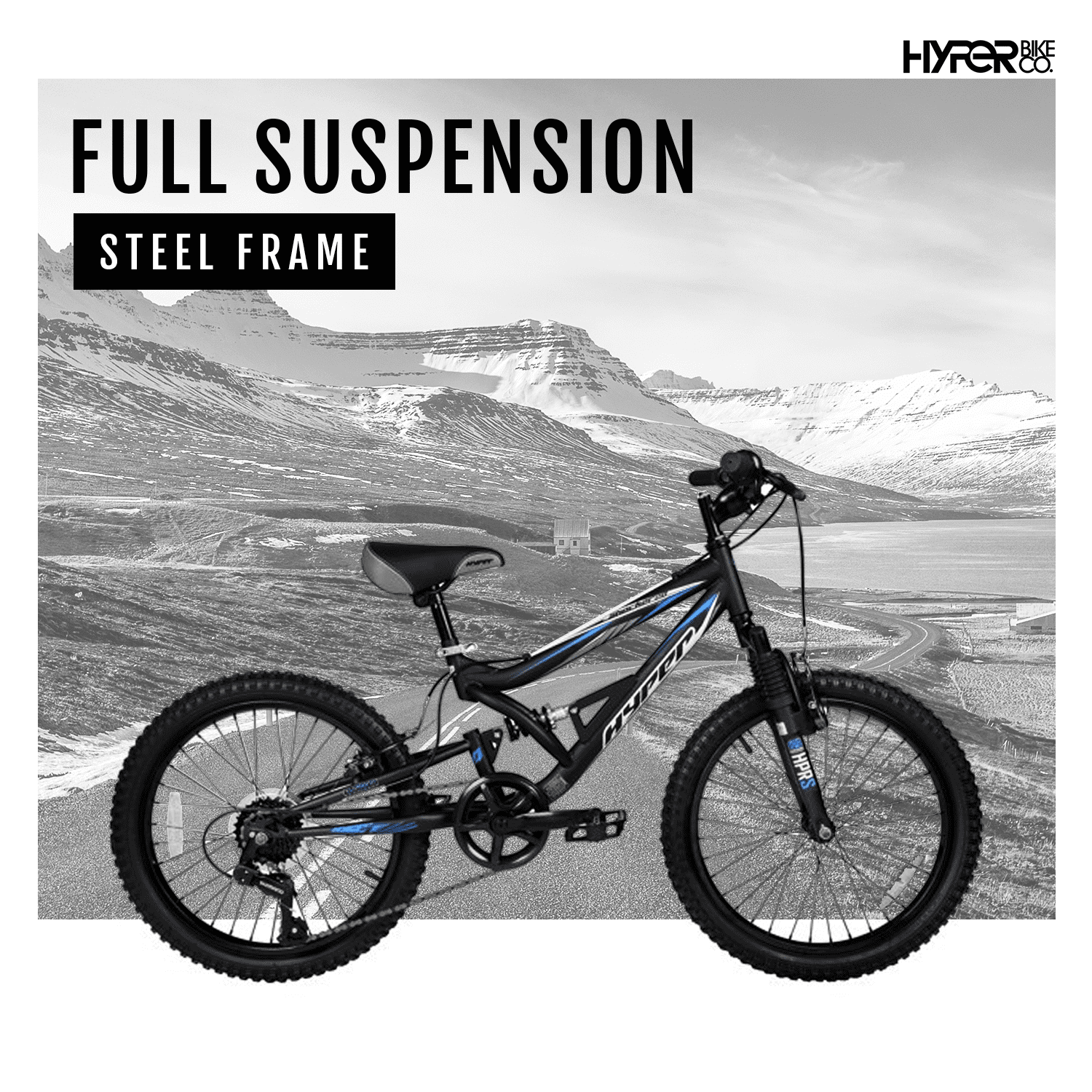 Bicycles 20 Boys Shocker Mountain Bike. Kids. Black