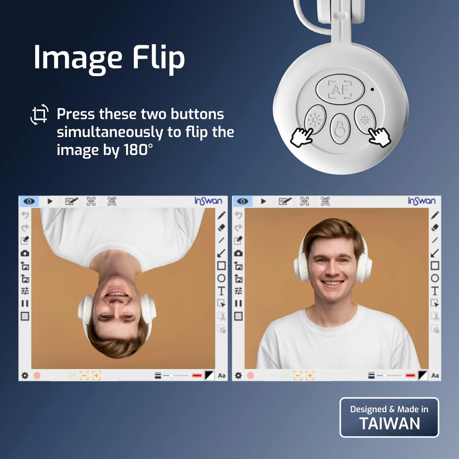 INSWAN INS-1 USB Document Camera. Built-in Microphone