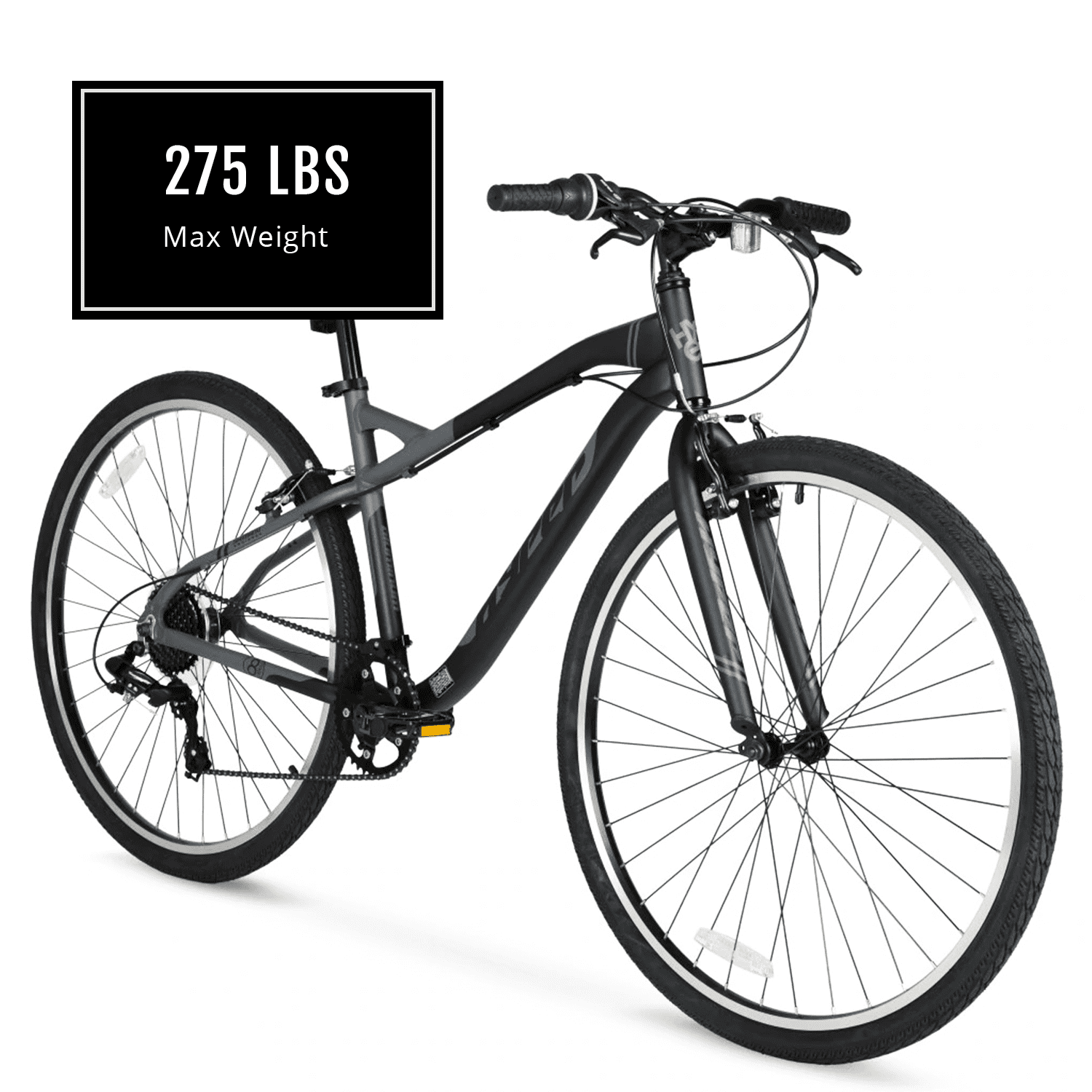 Bicycle 700c Adult Urban Bike. Gray