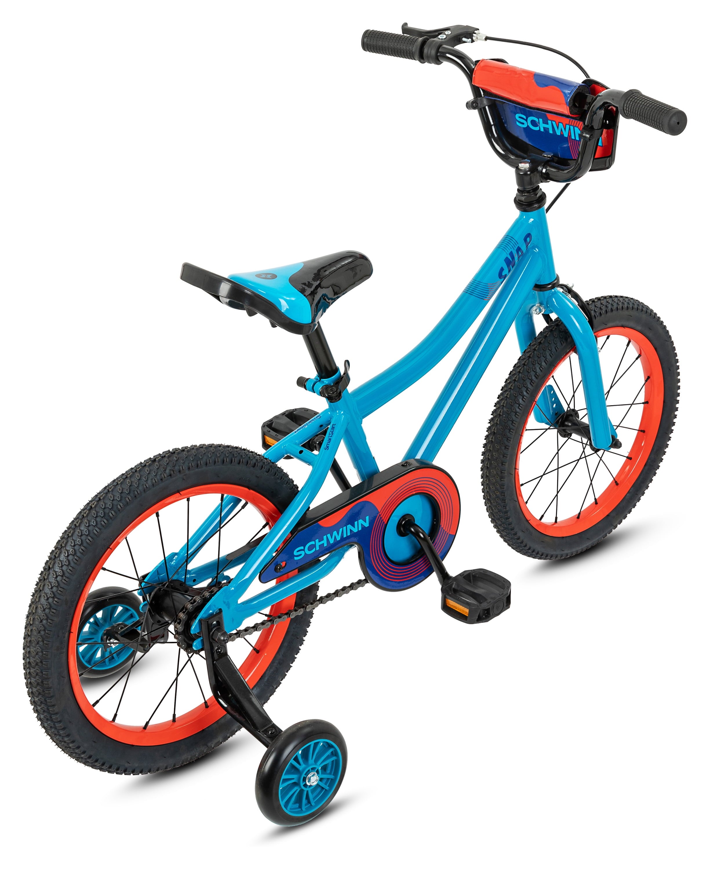 16 Snap Boys Kids Bike with Training Wheels. Blue