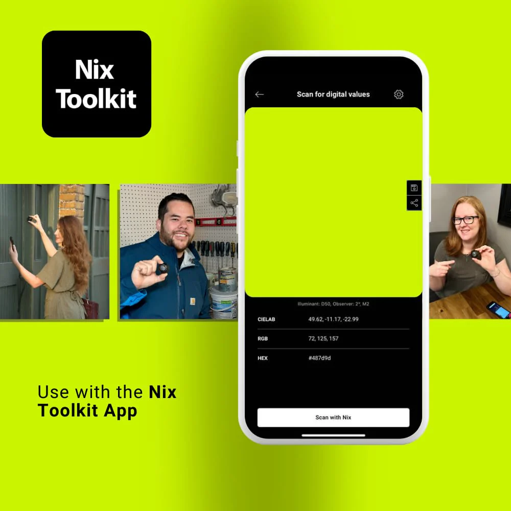 Nix Mini 3 Color Sensor Colorimeter. Portable Color Matching Tool
