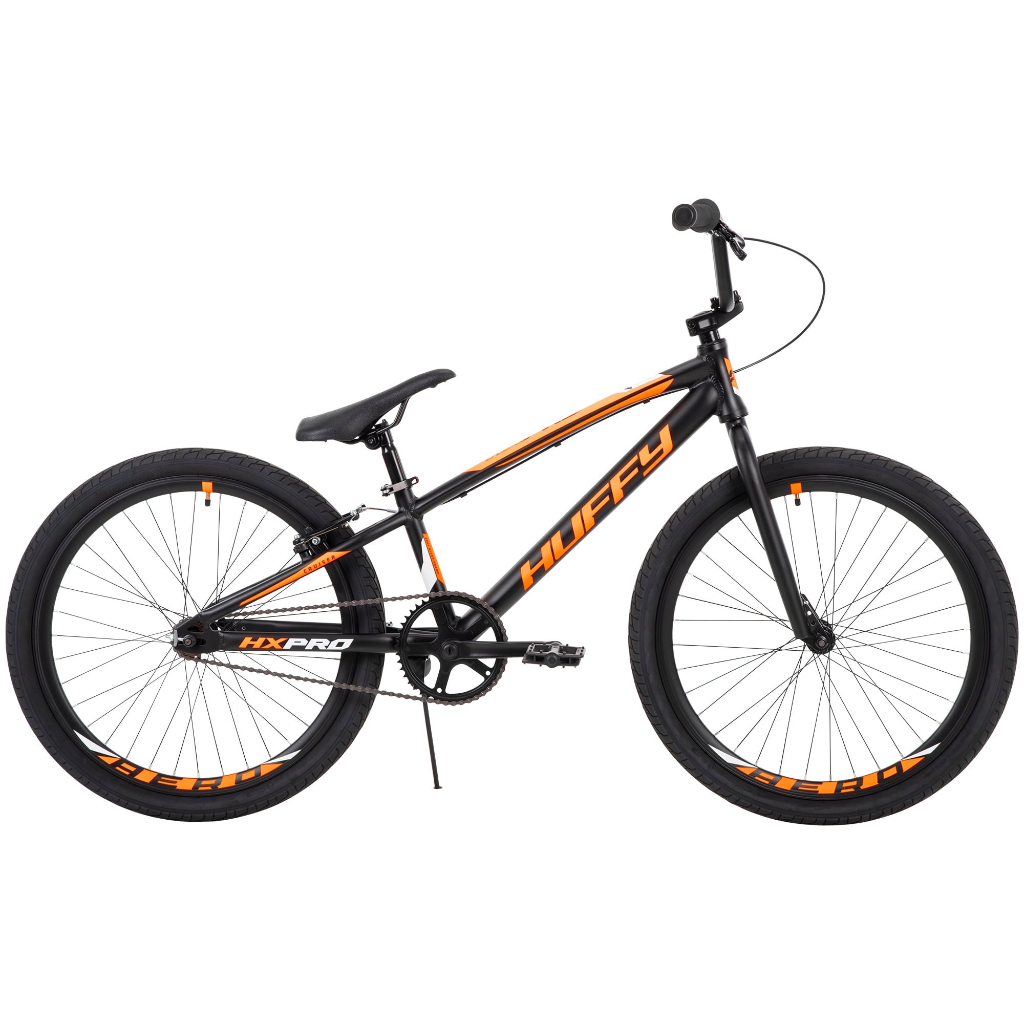 HX Pro Cruiser 24-inch Aluminum BMX Bike for Boys. Black/Orange