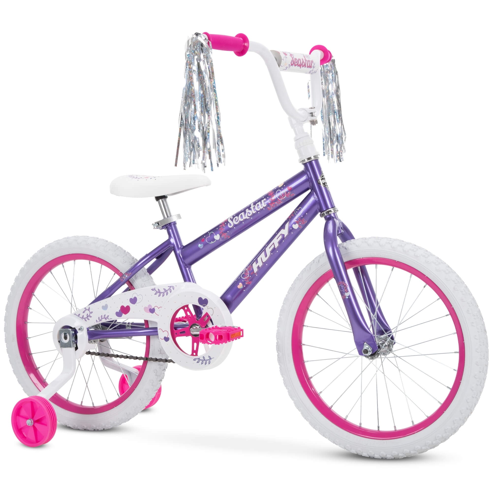 18 in. Sea Star Girl Bike. Metallic Purple