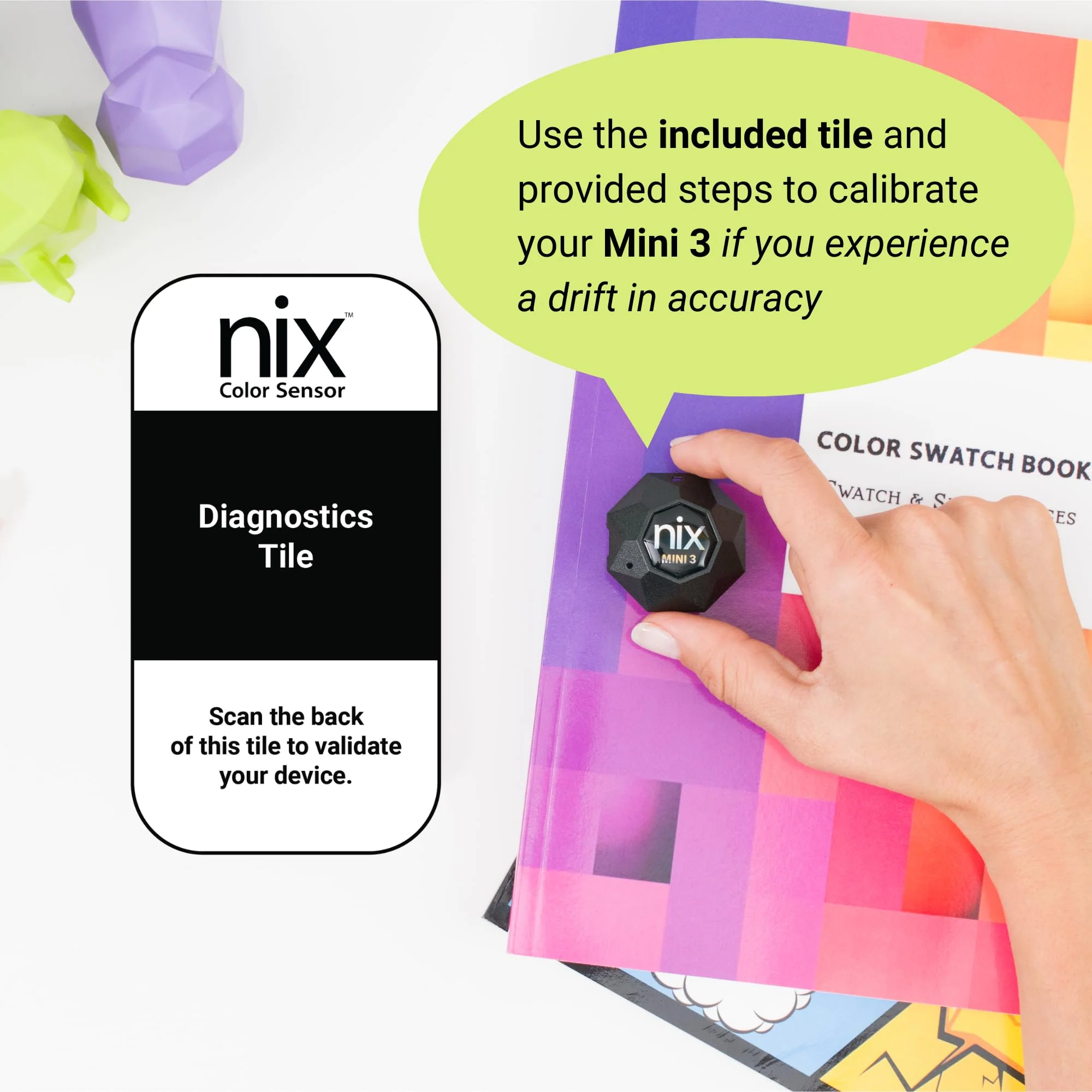 Nix Mini 3 Color Sensor Colorimeter. Portable Color Matching Tool