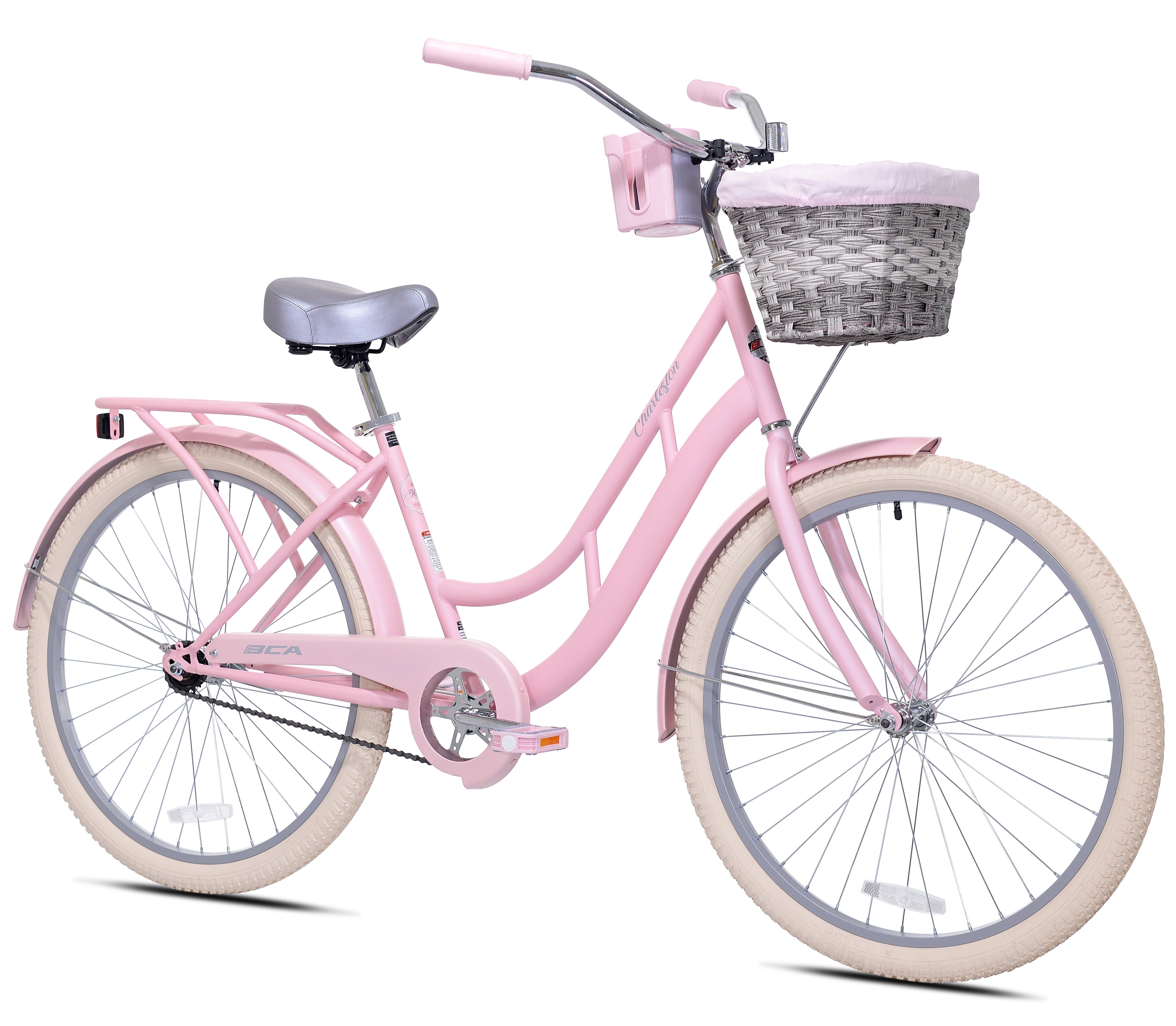 26 In. Charleston Ladies Cruiser Bike. Pink