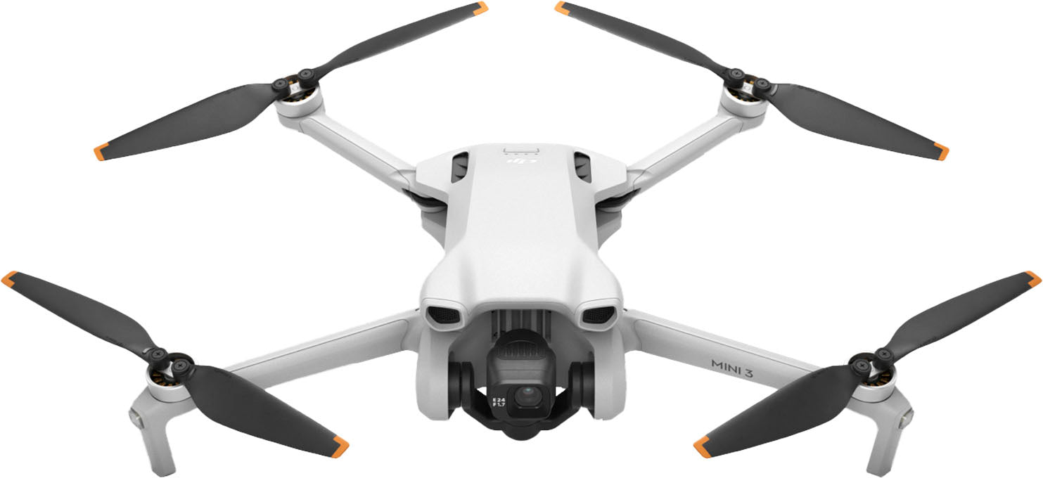 Mini 3 Fly More Combo Drone and Remote Control with Built-in Screen - Gray