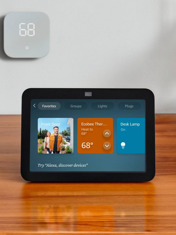 2025 Amazon – Echo Show 8 (3rd Generation) 8-inch Smart Display with Alexa – Charcoal