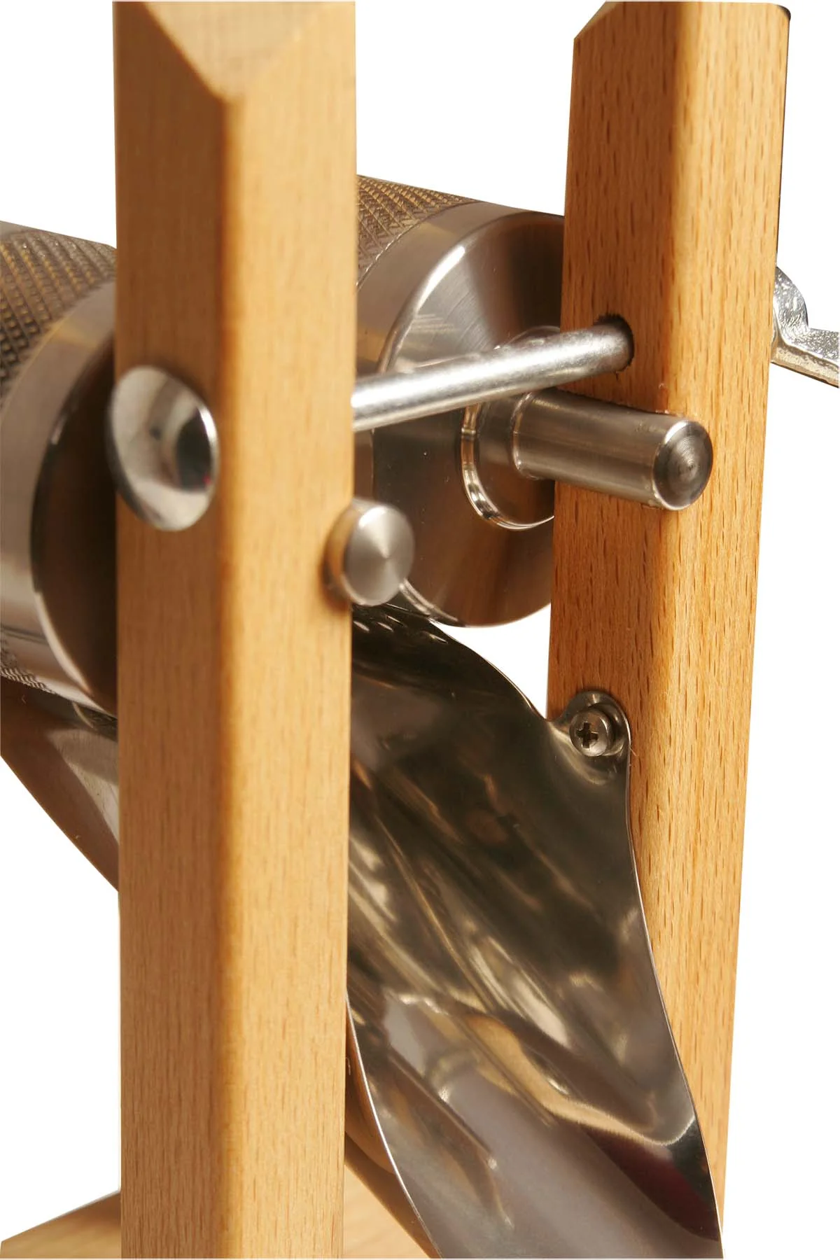 Eschenfelder Grain Flaker. Table Model. Wooden Funnel