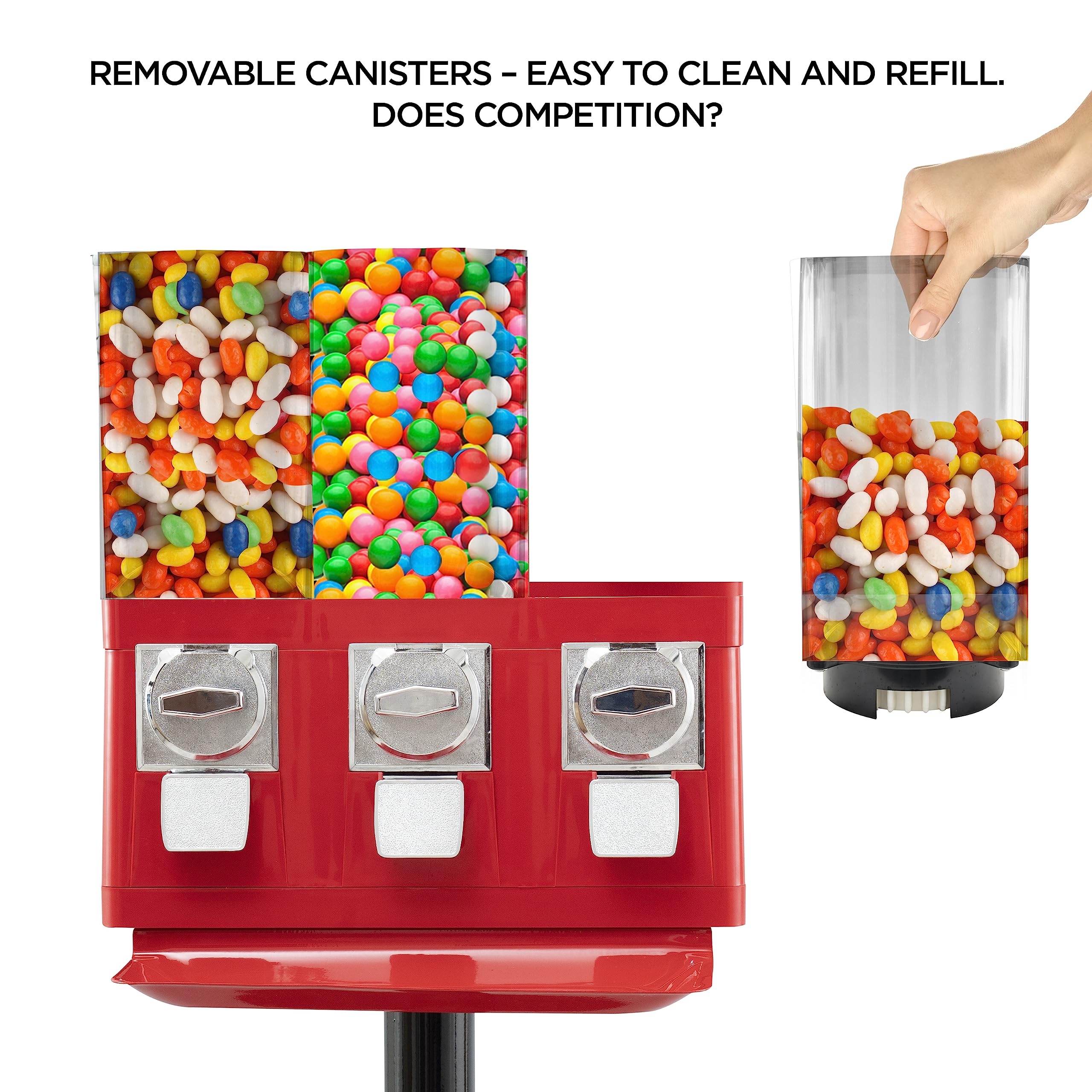 2025 Machines Dispenser Commercial Removable Canisters