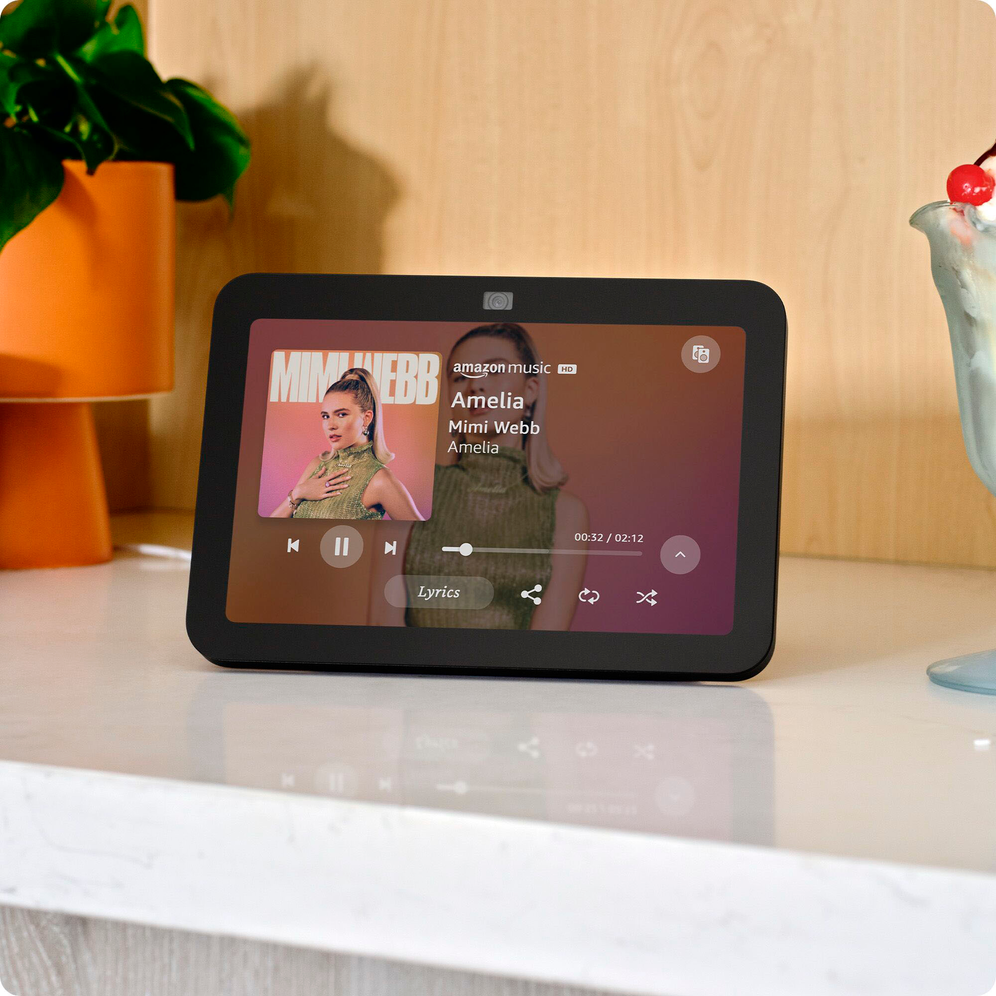 2025 Amazon – Echo Show 8 (3rd Generation) 8-inch Smart Display with Alexa – Charcoal
