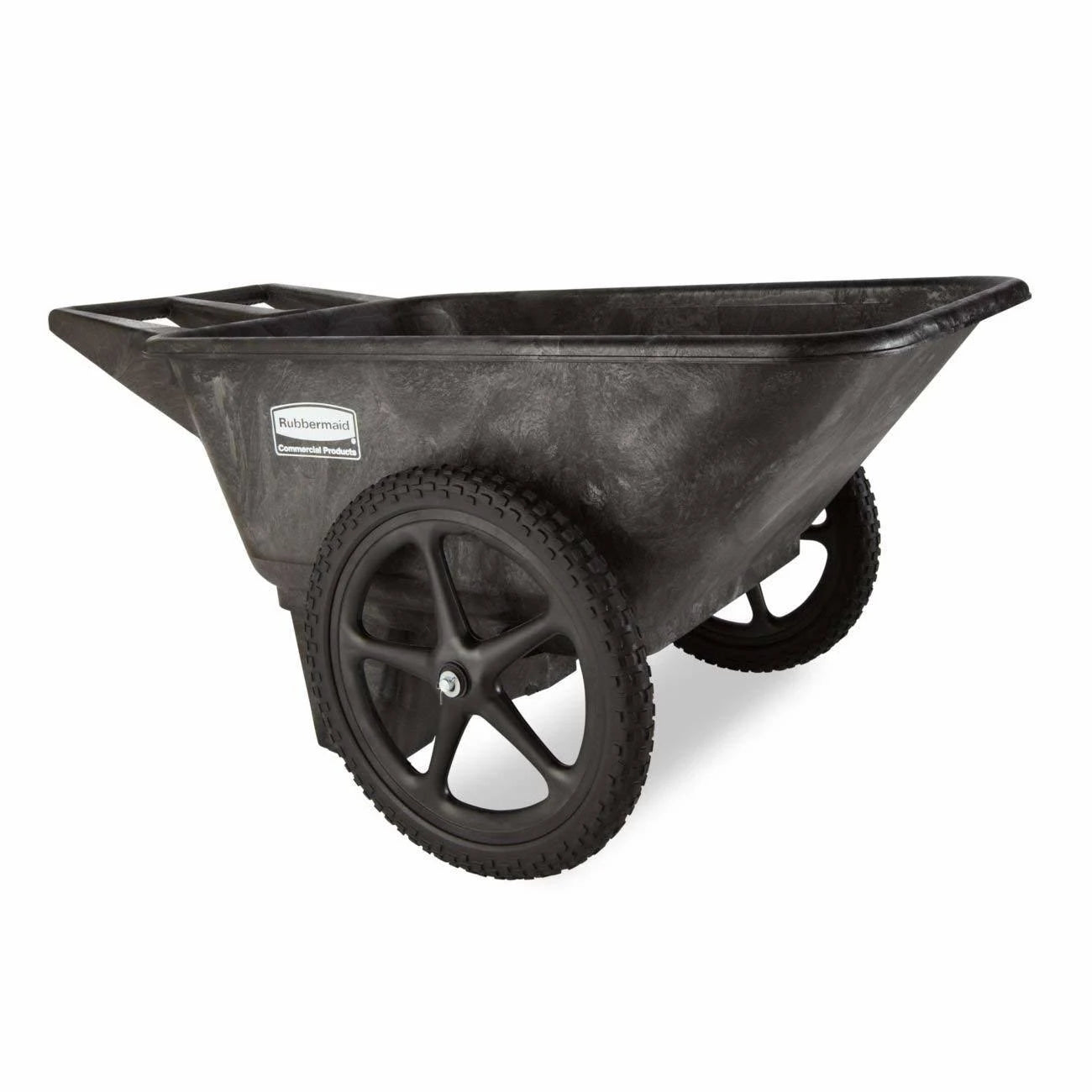 Rubbermaid Commercial Products FG564200BLA Plastic Yard Cart. 7.5 Cu. Feet - MadeInUSA