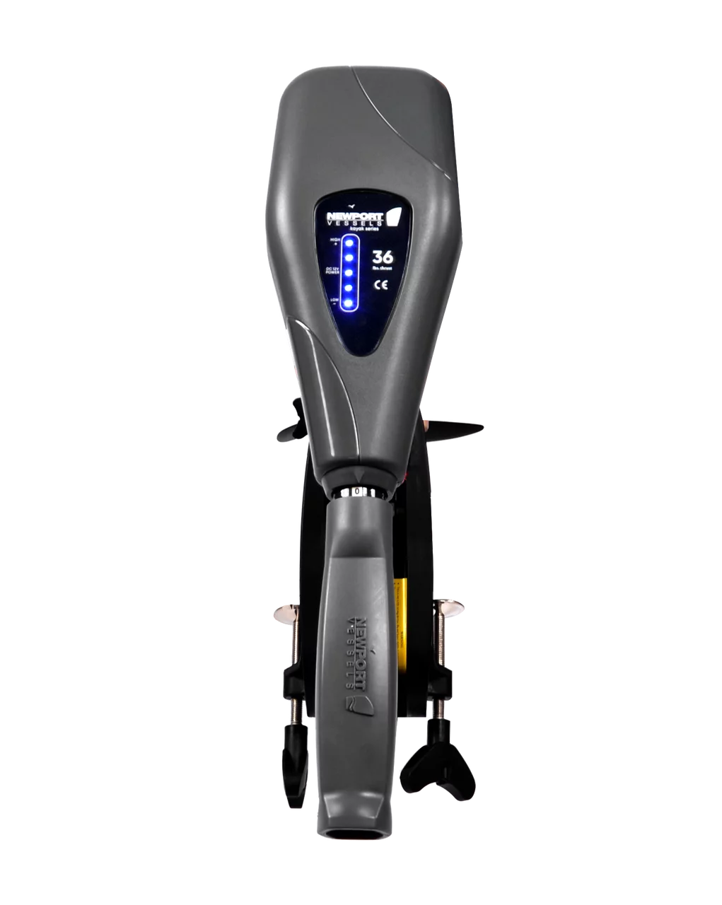 Newport Vessels Kayak Series 36 Lb. Thrust Saltwater Transom Mounted Electric Kayak Trolling Motor with 24 In. Shaft - MadeInUSA