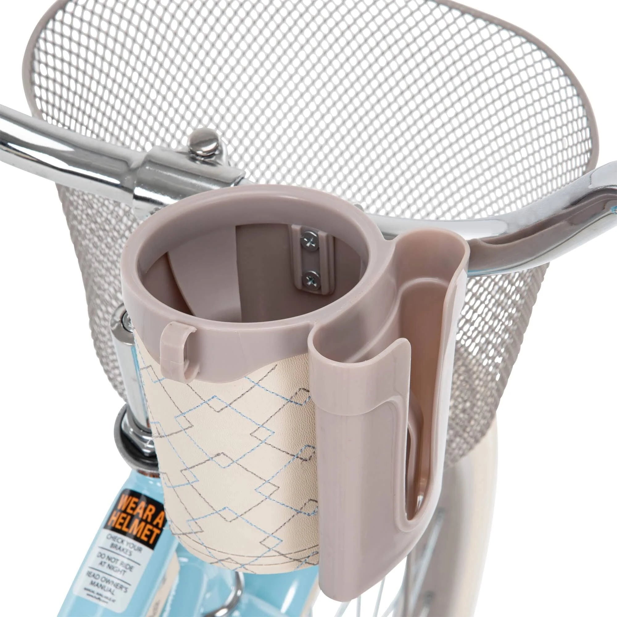 Huffy 24 in. Girls nel Lusso Women's Classic Beach Cruiser Bike. Light Blue - MadeInUSA