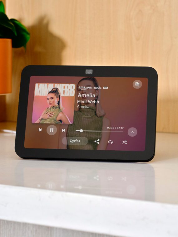 2025 Amazon – Echo Show 8 (3rd Generation) 8-inch Smart Display with Alexa – Charcoal