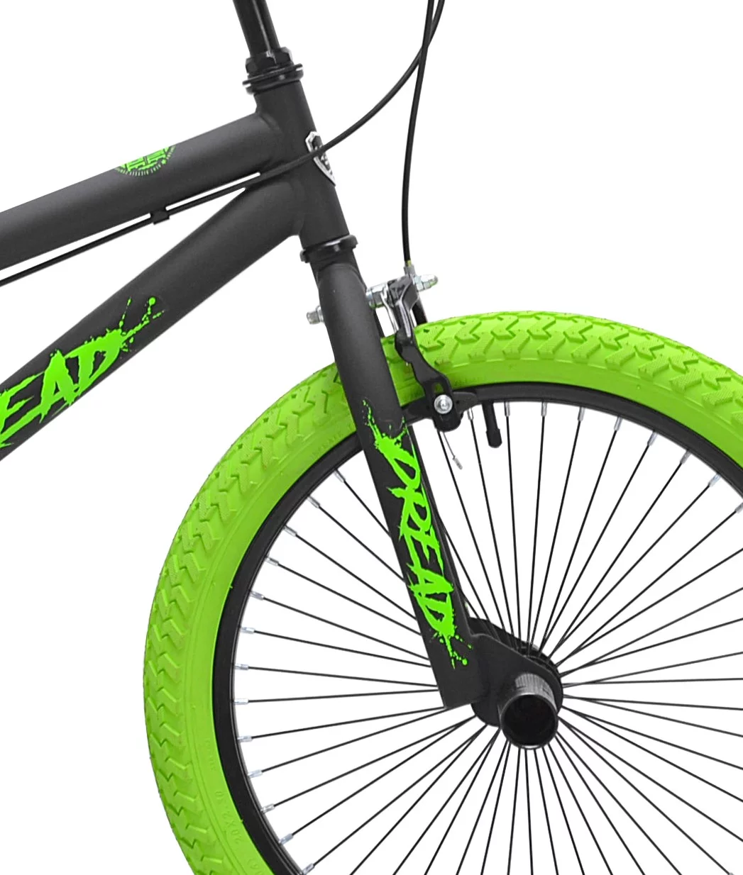 Kent 20 in. Dread BMX Boys Child Bike. Green and Black - MadeInUSA