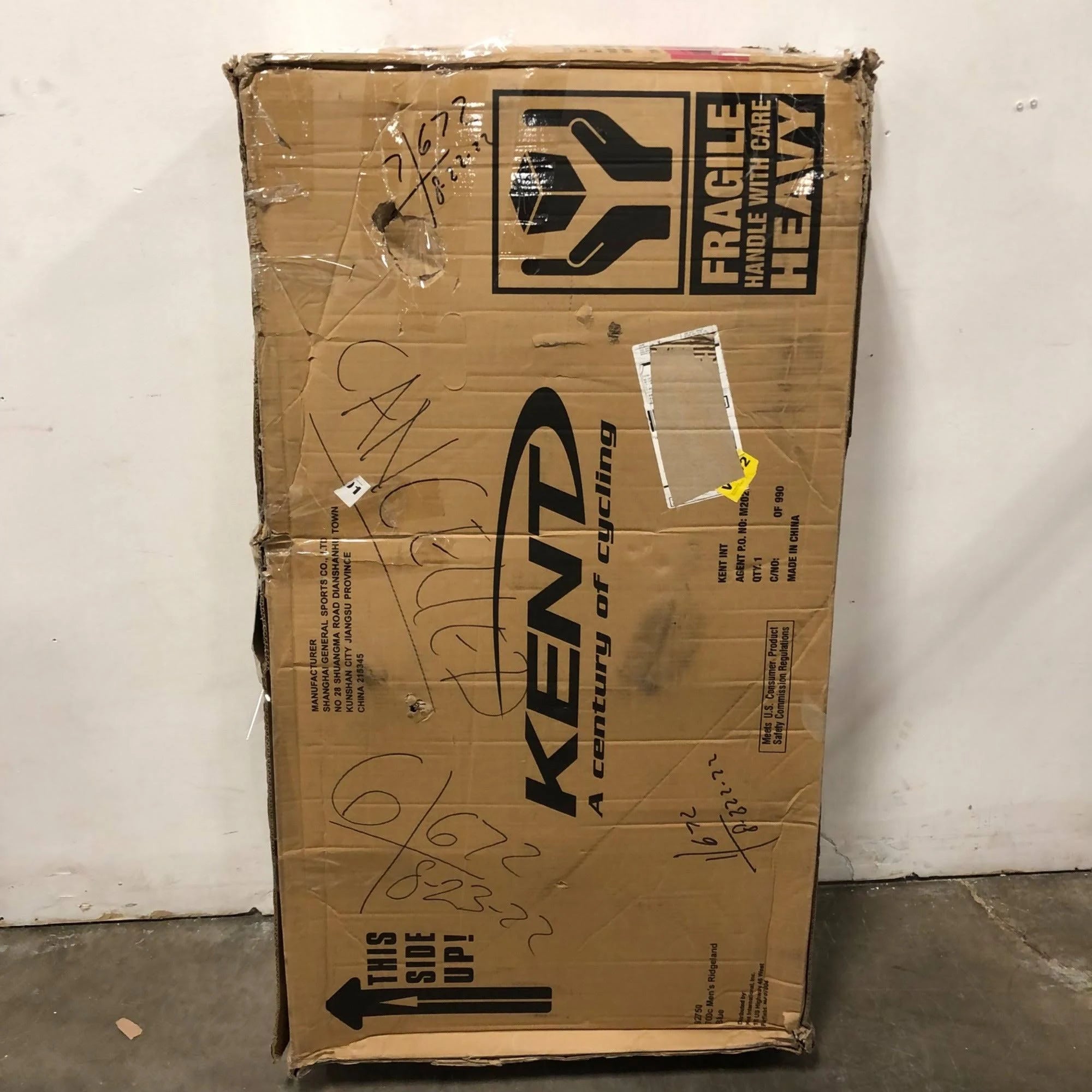 Kent 700c Men S Ridgeland Hybrid Bike. Blue/Green - MadeInUSA