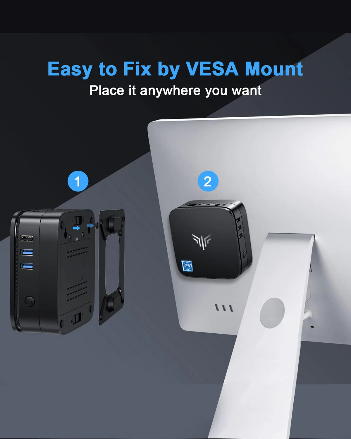 Kamrui Mini PC. AK1 Pro 12GB RAM 256GB SSD