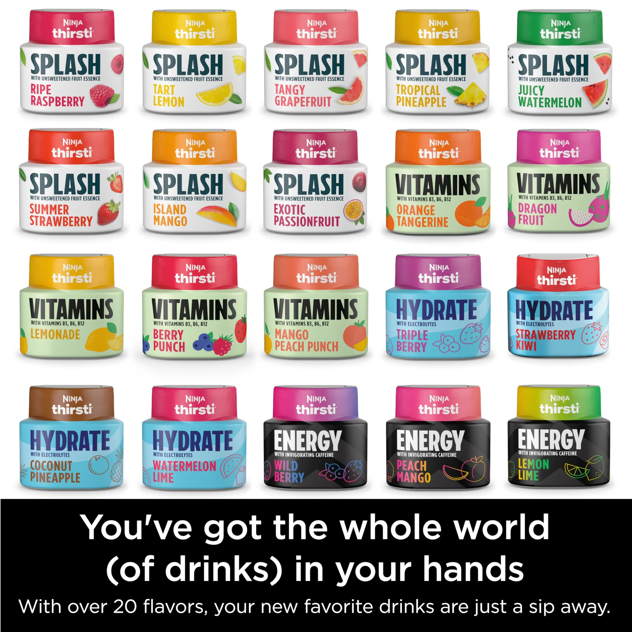 Ninja 60L Thirsti Drink System. Soda Maker. Carbonated Water Machine