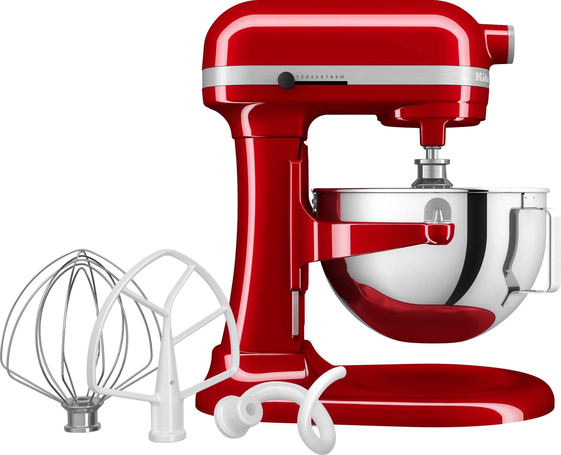 KitchenAid - 5.5 Quart Bowl-Lift Stand Mixer - Empire Red - MadeInUSA