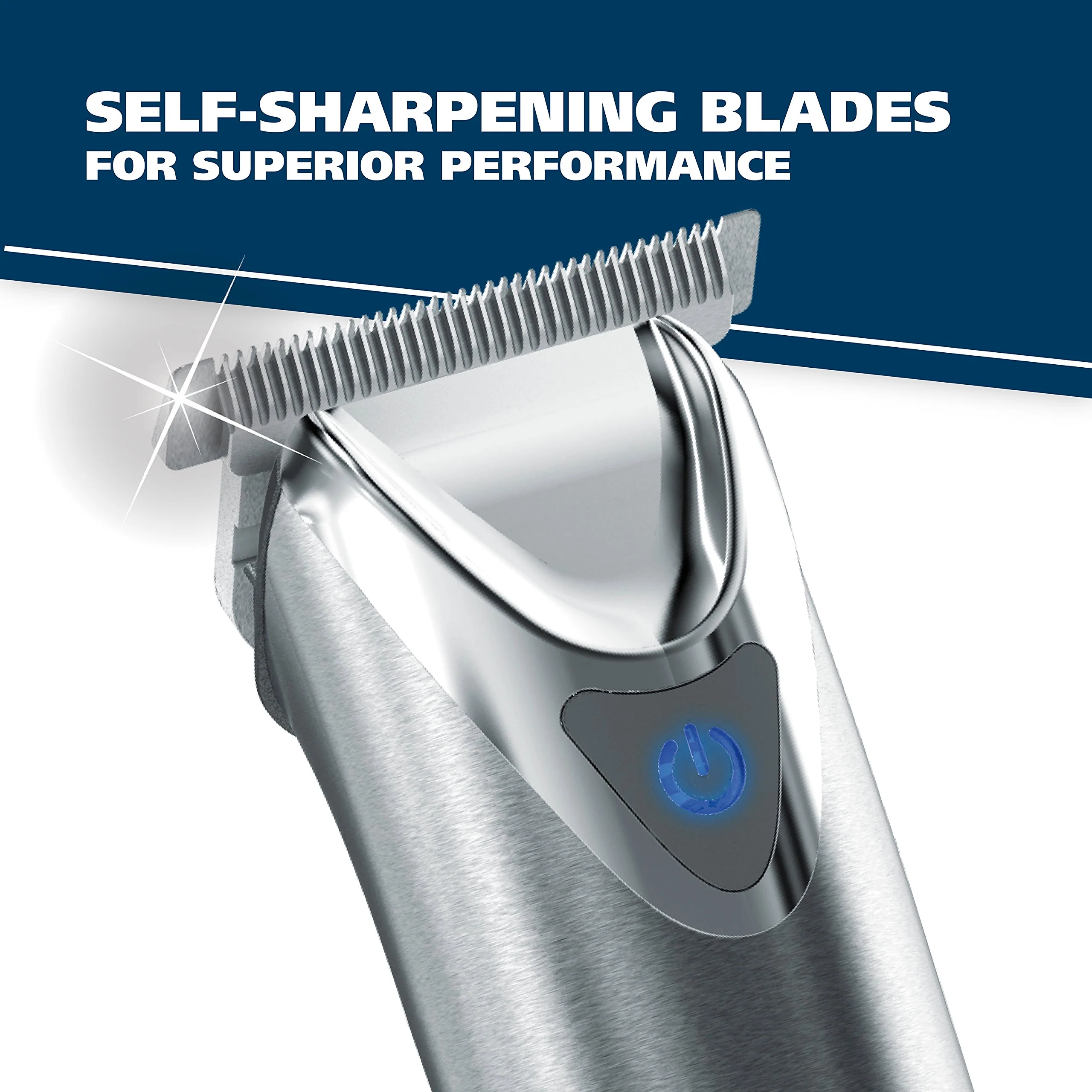 Wahl Stainless Steel Lithium Ion 2.0+ Beard Trimmer for Men