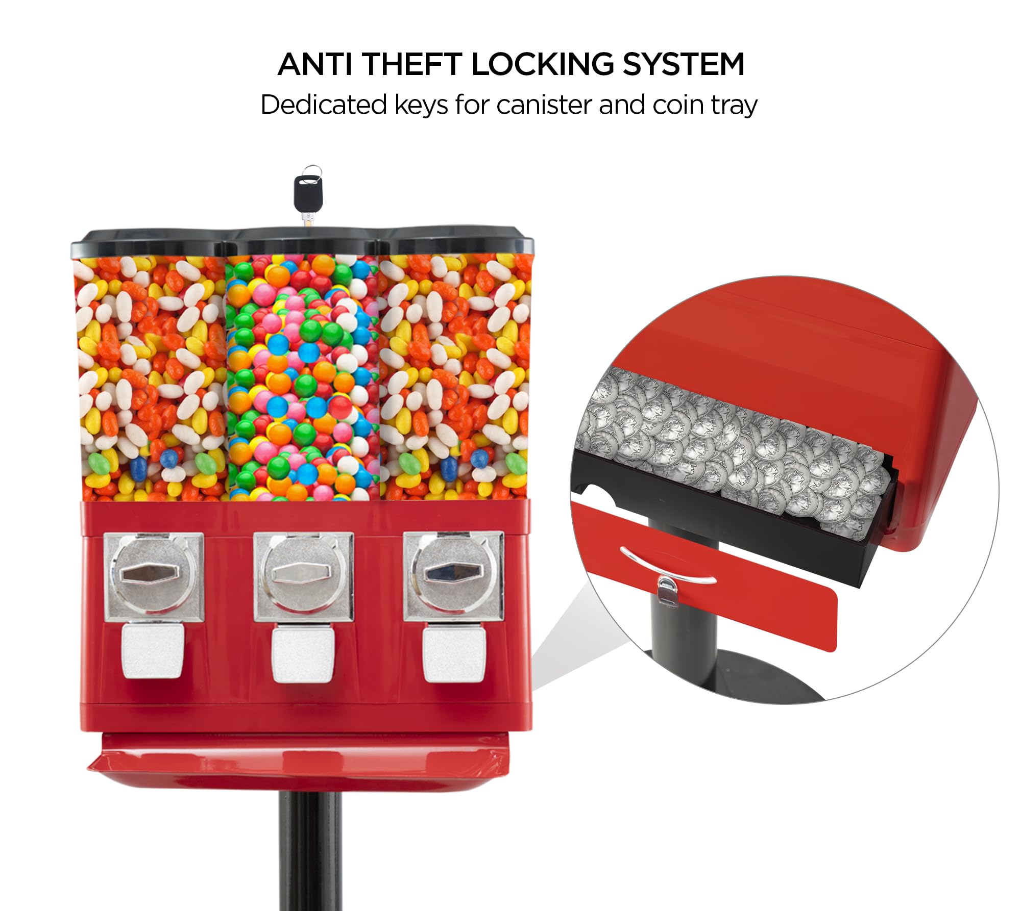 2025 Machines Dispenser Commercial Removable Canisters