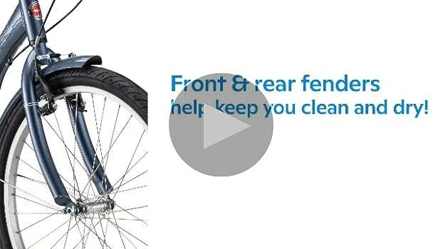 Schwinn Meridian Deluxe Adult Tricycle Bike. Three Wheel Cruiser. 26-inch Wheels. Low Step-Through Aluminum Frame. Adjustable Handlebars. Large - MadeInUSA