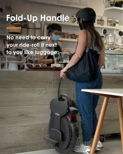 INMOTION V11 Electric Unicycle - 18 Inch Self-Balancing Monowheel. Equipped with 3.35