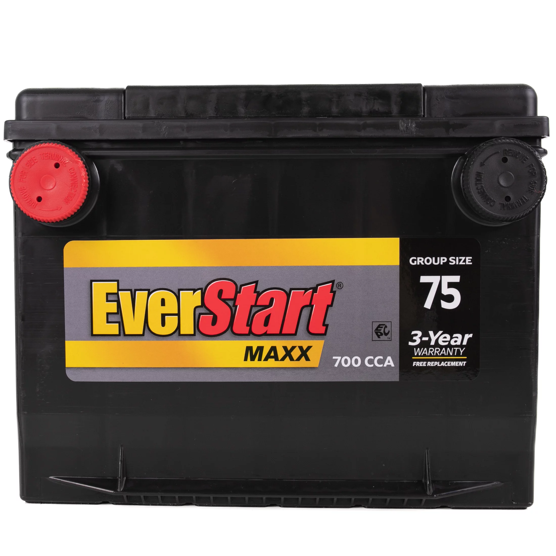 EverStart Maxx Automotive Battery. Group Size 75 - 12 Volts - 700 CCA - MadeInUSA