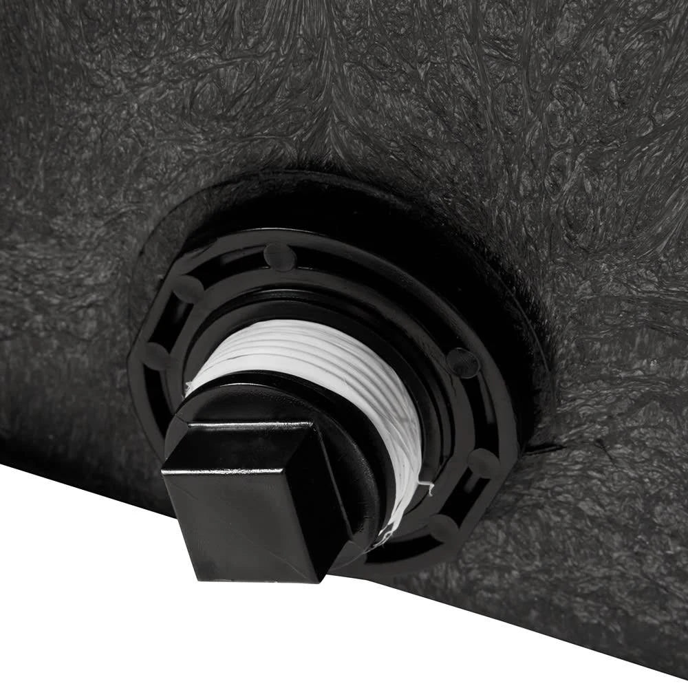 Rubbermaid FG424500BLA Stock Tank. 150 Gal Capacity. Plastic. Black - MadeInUSA