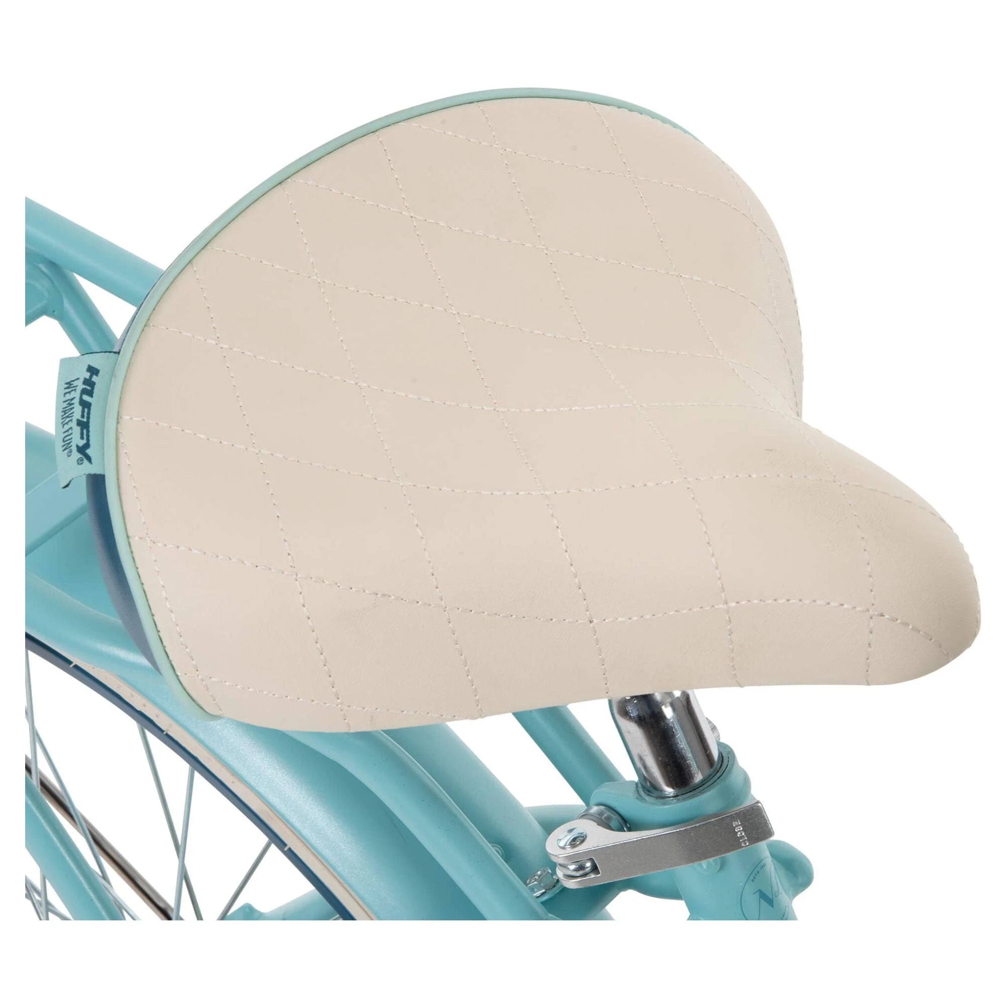 Huffy 24 in. Girls nel Lusso Women's Classic Beach Cruiser Bike. Light Blue - MadeInUSA