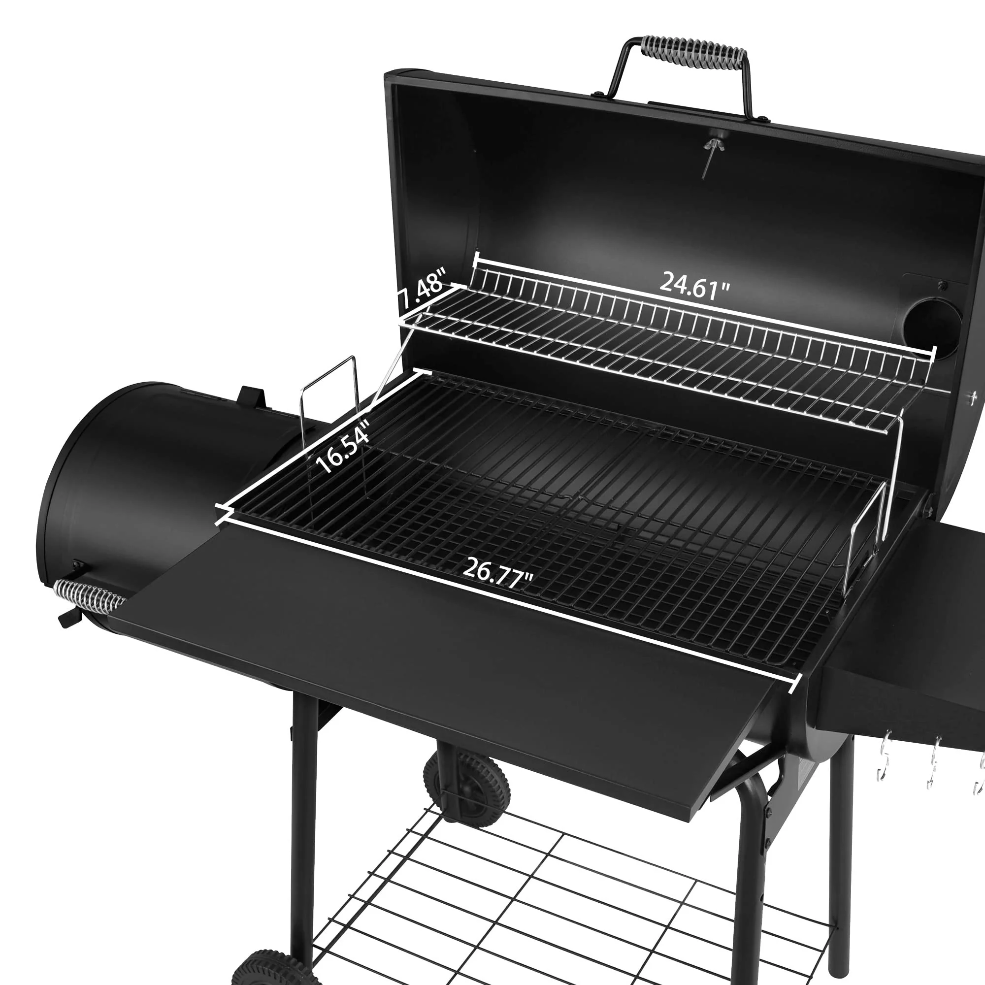 Royal Gourmet 30 BBQ Charcoal Grill and Offset Smoker