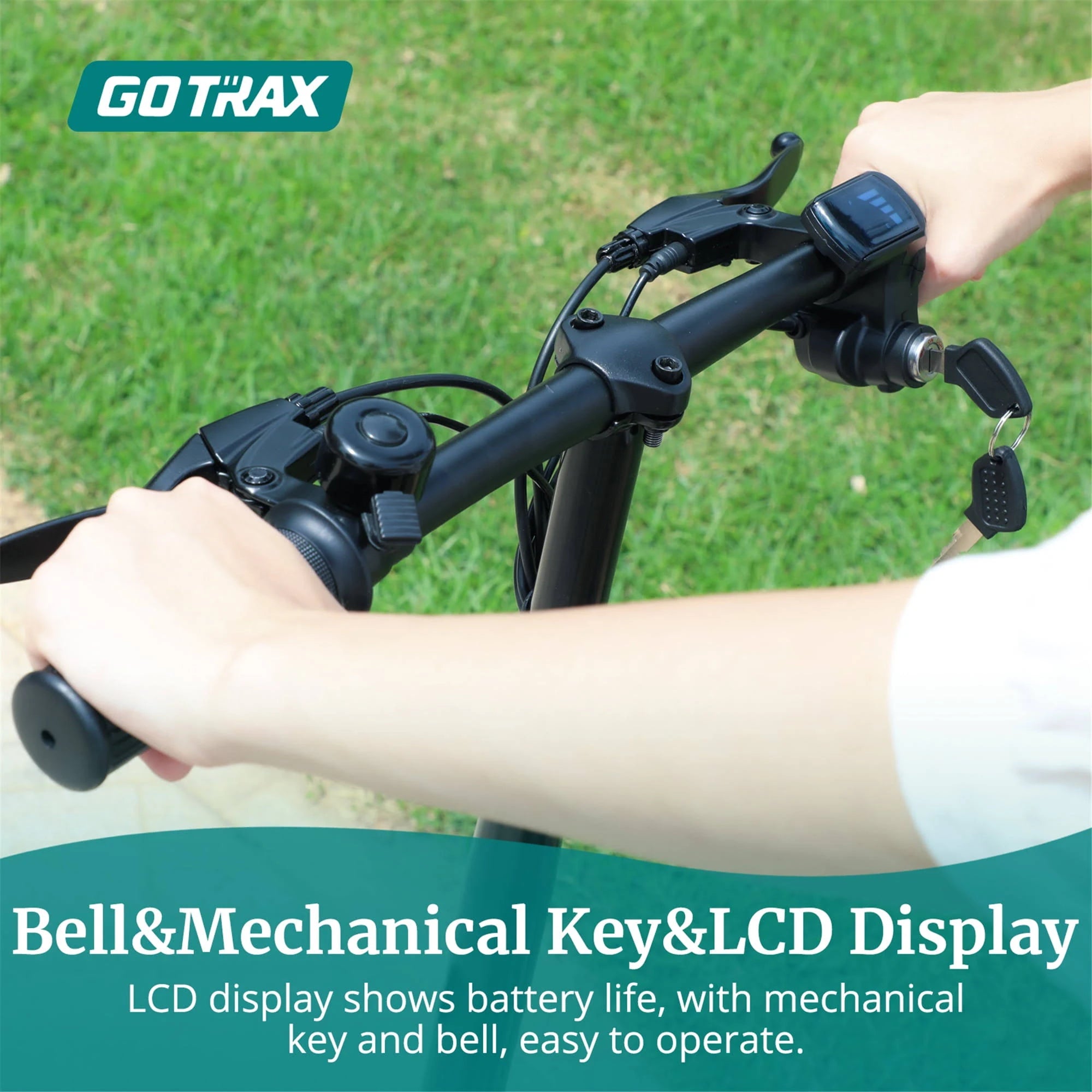 Gotrax Electric Scooter with Seat 18.6 Miles Range 15.5 MPH Power by 4 - MadeInUSA