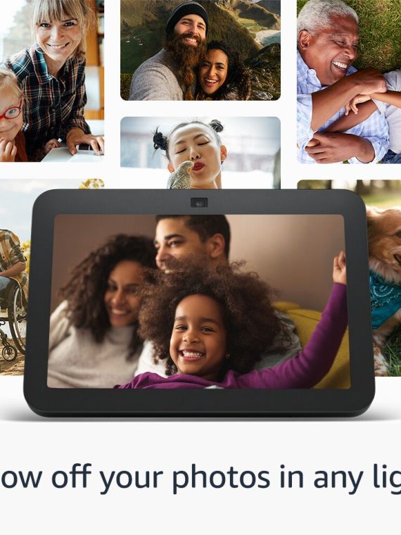 2025 Amazon – Echo Show 8 (3rd Generation) 8-inch Smart Display with Alexa – Charcoal