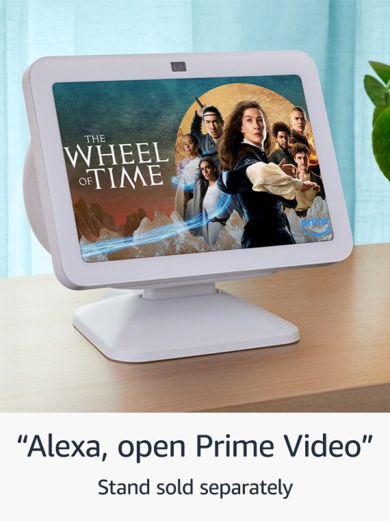 2025 Amazon – Echo Show 8 (3rd Generation) 8-inch Smart Display with Alexa – Charcoal